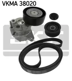 VKMA 38020 SKF Поликлиновой ременный комплект